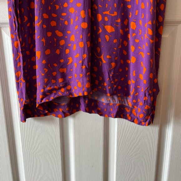 Marimekko Reija Purple and Orange Tunic Dress sz m - Picture 4 of 10